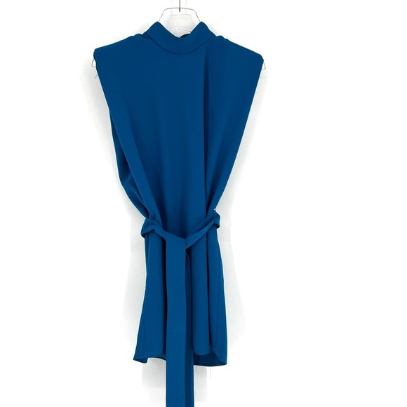 Amanda Uprichard Cleary Dress Womens XS Blue Cocktail Mini Vibrant - Picture 2 of 12